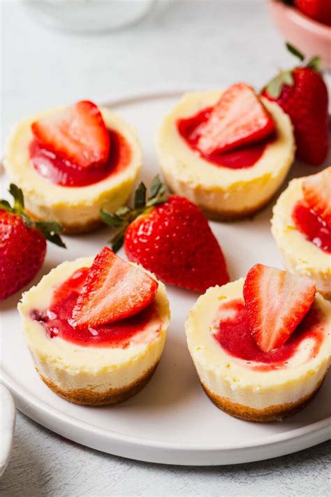 Mini Strawberry Cheesecakes Recipe