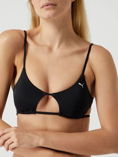 Puma Bikini Oberteil In Triangel Form Mit Cut Outs Chlorresistent