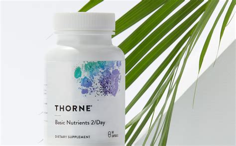 Thorne Basic Nutrients Day Comprehensive Daily Multivitamin With