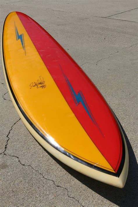 Early S Lightning Bolt All Original Surfboard Surfboard