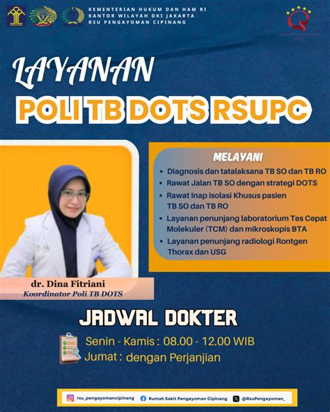 Layanan Poli Tb Dots Rsu Pengayoman Cipinang Rumah Sakit Umum