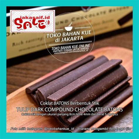 Jual S D Yh Stik Coklat Chocolate Batons Compound Sticks Tulip Baton