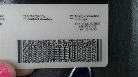 On the back of texas driver licenses there is a number to call if u ...