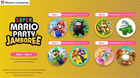 Los Elementos Ic Nicos Inspirados En El Juego Super Mario Party