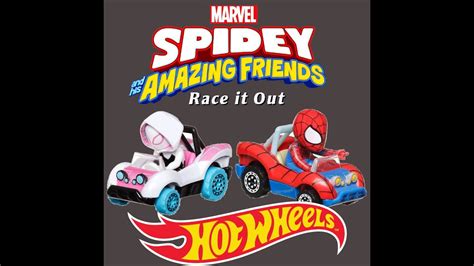 Spidey And Friends Race It Out Hot Wheels Racerverse YouTube