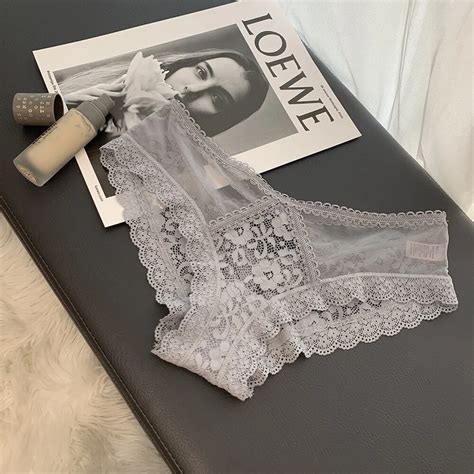 Uaang Women Sexy Lingerie Hot Transparent Erotic Panties Lace Underwear