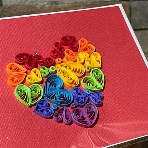 Quilled Heart Etsy