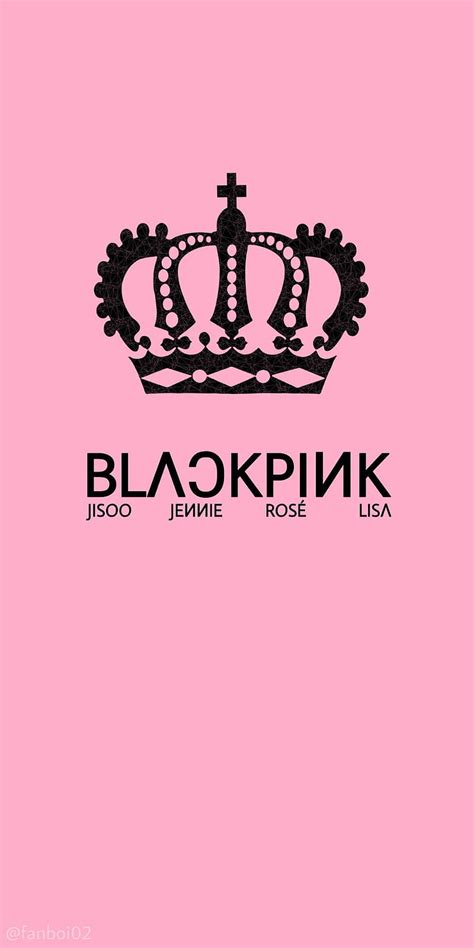 Download Striking Blackpink Logo With A Dark Background Wallpaper