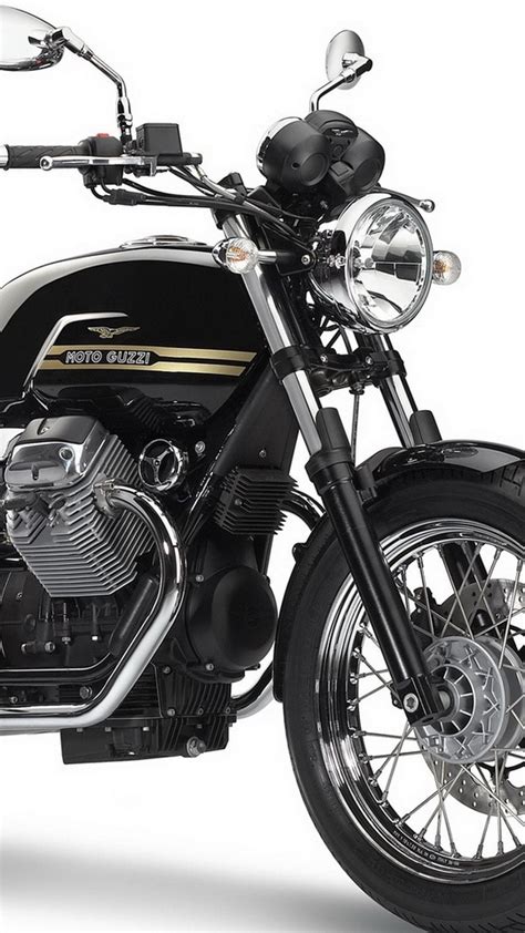 Wallpaper Motorbike Moto Guzzi Black Moto Guzzi V7 Classic Black