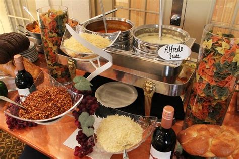 Pasta Stations For Wedding At Windsor Ballroom