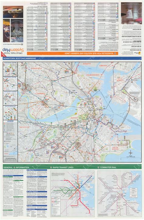 2002 MBTA System Map (Side B) – MBTAgifts