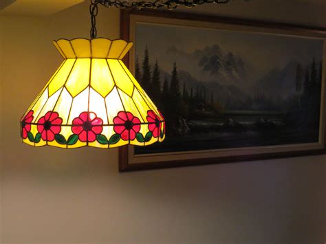 Vintage Swag Lamps Stained Glass Lamp Vintage Lighting Swag