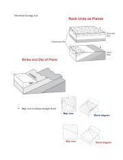 Structural Geology Lab Docx Structural Geology Lab Map View Is Always