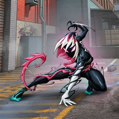 Patrick Brown on Instagram: "Venomized Spider-Gwen You can see in my ...