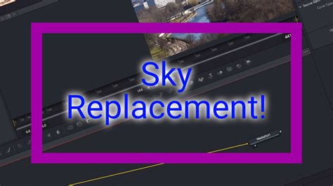 Sky Replacement In Davinci Resolve Youtube