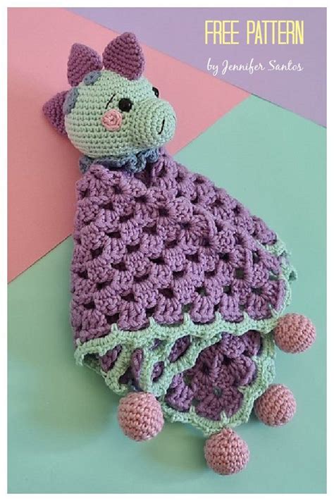 10 Dinosaur Lovey Crochet Patterns Page 2 Of 3 Artofit