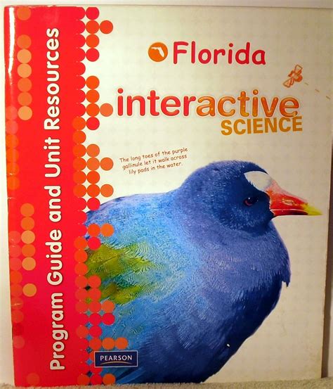 Pearson Florida Interactive Science Grade 4 Program Guide And Unit