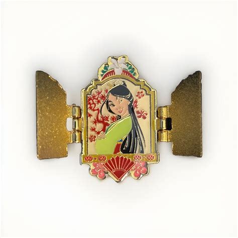 Loungefly Disney Princess Hinged Window Blind Box Enamel Pin Mulan