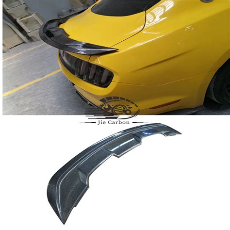 Alerón trasero de fibra de carbono para Ford Mustang GT V8 V6 Coupe