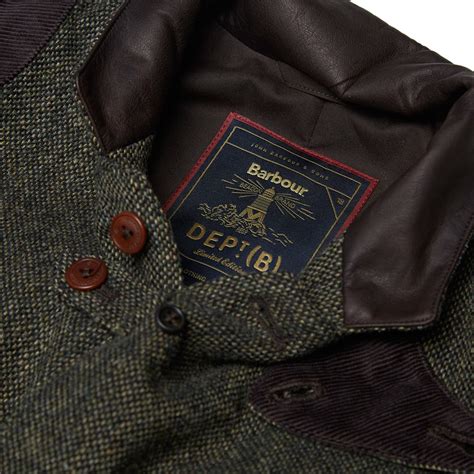 Barbour Dept B Beacon Sports Tweed Jacket Green End Us