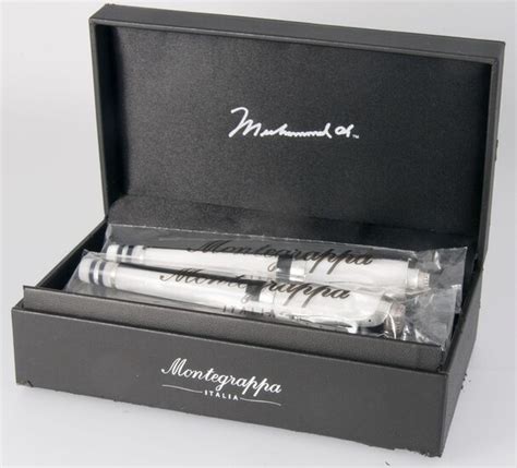 Lot Art Montegrappa Muhammad Ali Sterling Silver Limited Edition