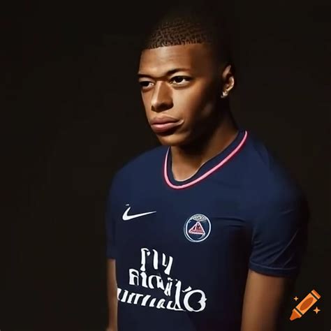 Mbappe Wearing A Real Madrid Jersey On Craiyon