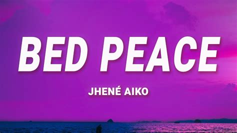 Jhene Aiko Lyrics Bed Peace