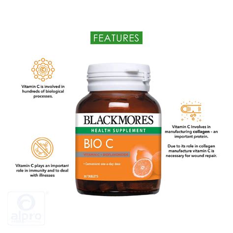 Blackmores Bio C 1000mg 30s Vitamin C Alpro Pharmacy