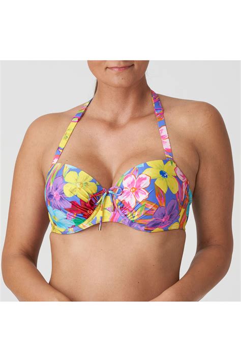 Bikini Flores Con Relleno Unas1 Primadonna Con Descuento Bikini Con