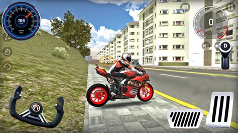 Moto Bike Open City Road 3d Driving Police Racing Motocross Stunt