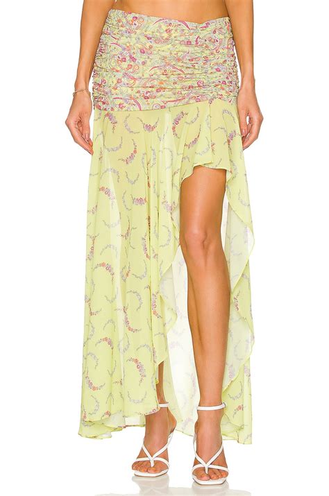 Majorelle Tatiana Skirt In Margarita Lime Revolve