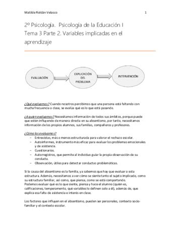 Tema 3 Psicologia De La Educacion Parte 2 Pdf