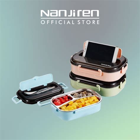 Jual Nanjiren Kotak Makan Stainless Steel Tahan Suhu Tempat Lunch Box