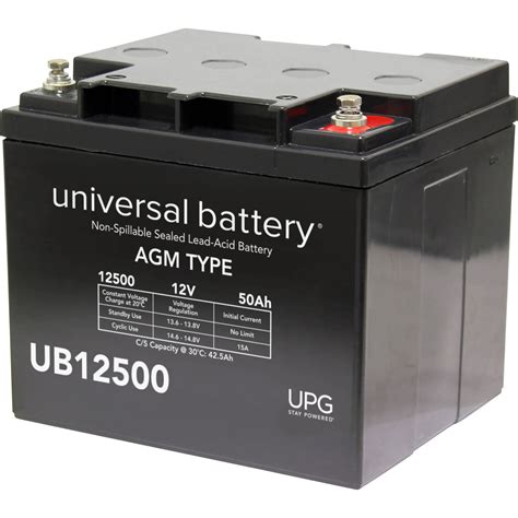 Upg Universal Sealed Lead Acid Battery Agm Type V Amps Model