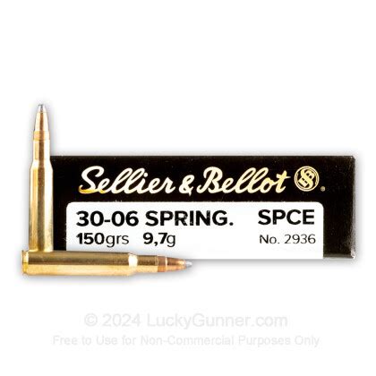 Bulk 30 06 Hunting Ammo For Sale 150 Gr SPCE Sellier Bellot Ammo