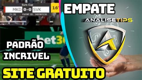 Site Gratuito Padrao Empate Ft Alta Assertividade Futebol Virtual Youtube