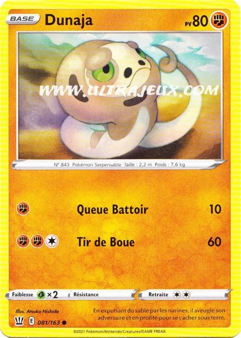 Dunaja 81 r 163 Carte Pokémon Cartes à l Unité Français UltraJeux