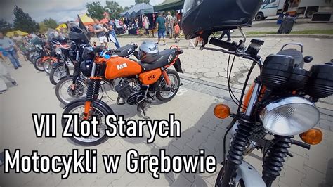 Vii Zlot Starych Motocykli Prl W Gr Bowie Youtube