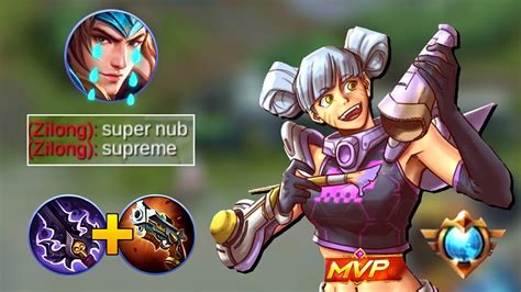 Wanwan Monster Gold Lane Gameplay Perfect Item Rotation Mlbb