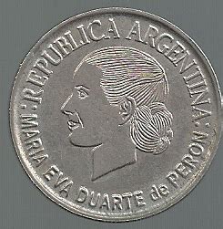 Argentina Pesos Eva Peron Cj