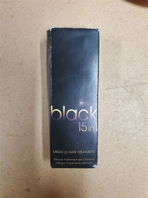 Black 15 In 1 Miracle Hair Treatment Leave In 1 Oz Ebay