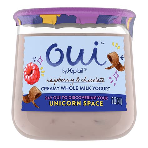 Save On Oui By Yoplait French Style Yogurt Raspberry And Chocolate Order