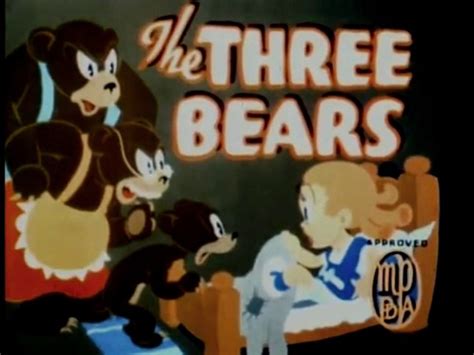 1935 THE THREE BEARS UB IWERKS CARTOON Video Dailymotion