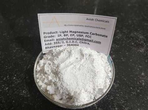 Light Magnesium Carbonate At Best Price In Bhavnagar Gujarat Anish