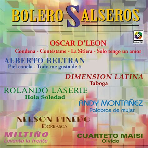 Boleros Salseros By Dimension Latina Rolando Laserie Alberto Beltran