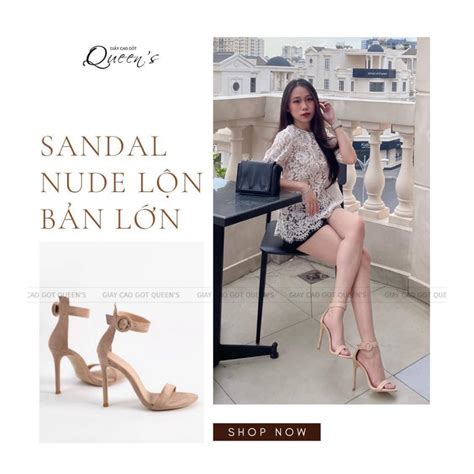Gi Y Cao G T N Cao C P Sandal Nude B N L N Queens Store Sang Ch C Ch N Cao Cm Shopee