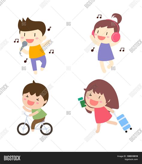 Cartoon People Vector Photo Free Trial Bigstock Clip Art Library