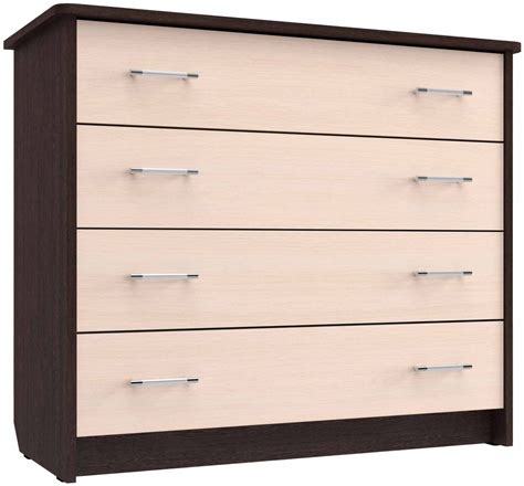 Купить Комод Комод Ваша Мебель К-03, 80x42x94 см, ЛДСП, коричневый в ...
