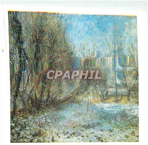 Carte Postale Moderne Pierre Auguste Renoir Paysage De Neige Haute Sur