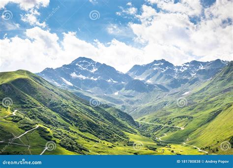 Mountain Range In Austrian Alps Stock Photo Image Of Heaven Place